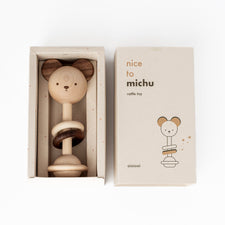 Oioiooi Nice to Michu Baby Rattle