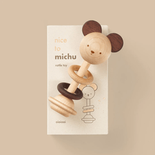 Oioiooi Nice to Michu Baby Rattle