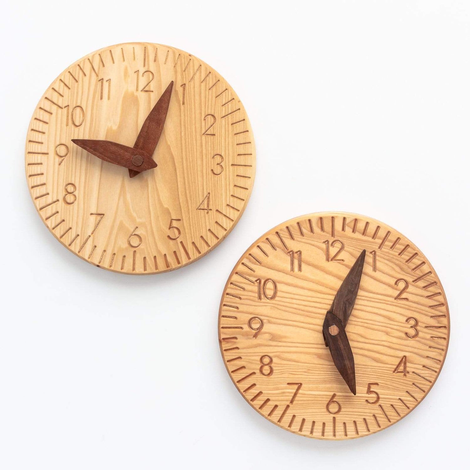 Oyuncak House Wooden Toys Handmade Wooden Clock