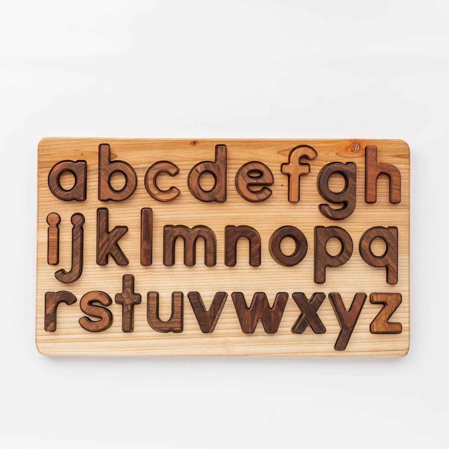 Oyuncak House Educational Wooden Alphabet Puzzle - Lowercase