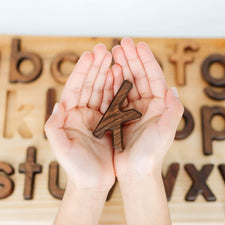 Oyuncak House Educational Wooden Alphabet Puzzle - Lowercase