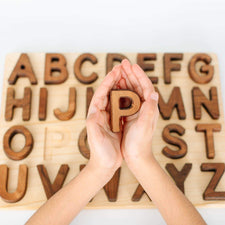 Oyuncak House Educational Wooden Alphabet Puzzle (Uppercase)