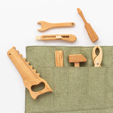 Poltora Stolyara Pretend Play Handmade Wooden Tool Set