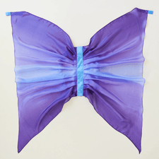 Sarah's Silks Dress Up Play Dress-Up Fairy/Butterfly Wings (Purple)