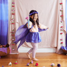 Sarah's Silks Dress Up Play Dress-Up Fairy/Butterfly Wings (Purple)