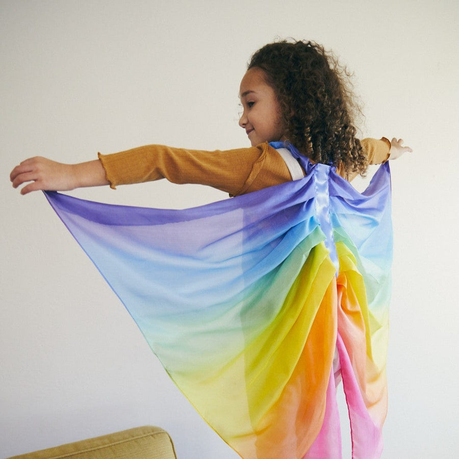 Sarah's Silks Dress Up Play Dress-Up Fairy Wings (Rainbow)