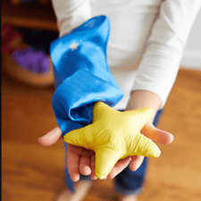 Sarah's Silks Things That GO Silk Skytail (Starry Night)