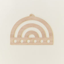 Sarah's Silks Dress Up Play Wooden Rainbow Wall Display for Playsilks & Cloths