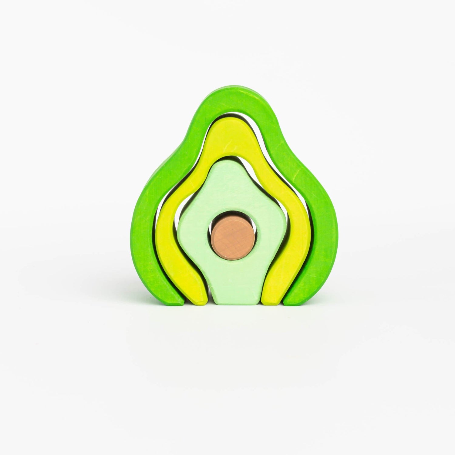 Handmade Wooden Stacking Toy Avocado | Avo Building Toys