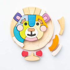 Large Handmade Wooden Bear Puzzle | Handmade Puzzle