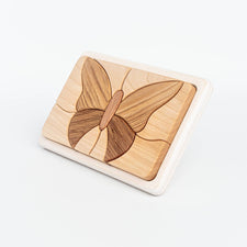 Tateplota Puzzle Butterfly Handmade Wooden Mosaic Puzzle (Butterfly)