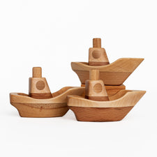 Handmade Wooden Toy Boat 