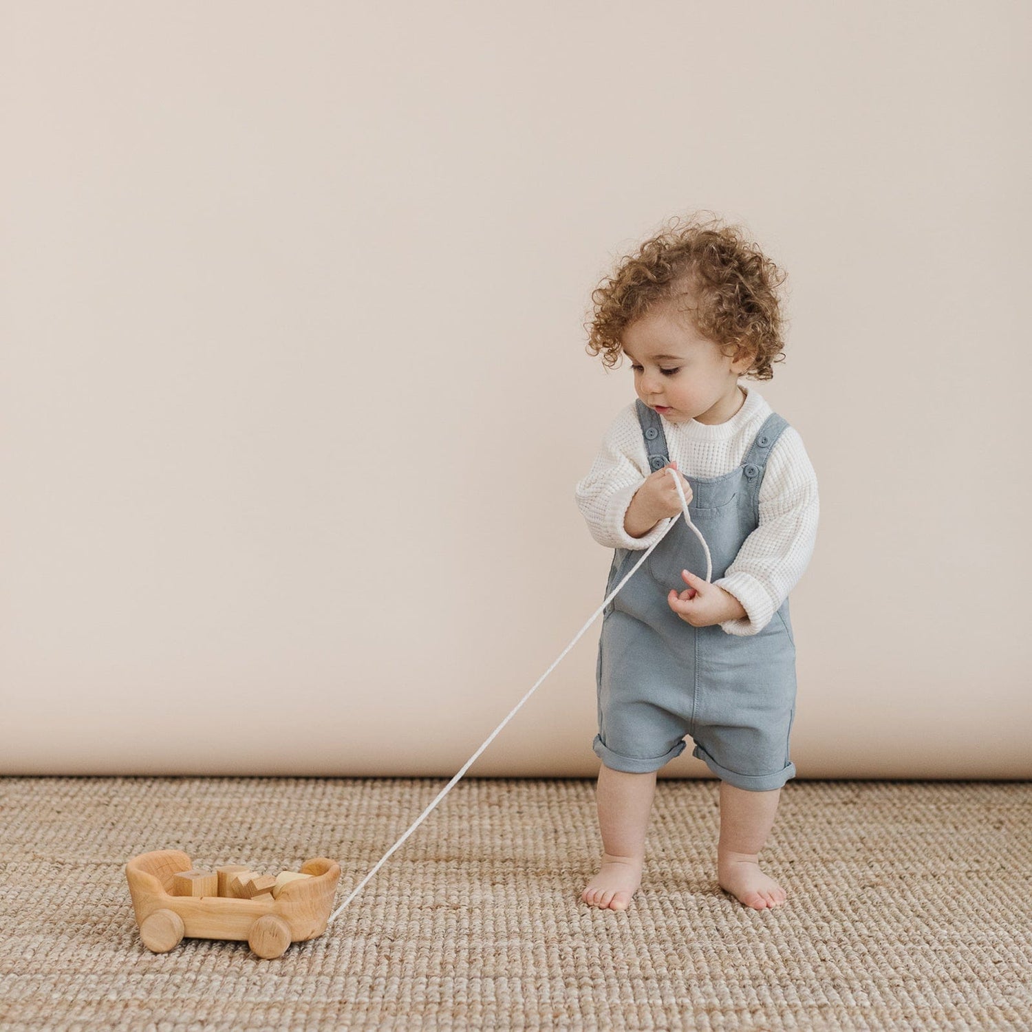 Tateplota Wooden Toys Handmade Wooden Toy Cart