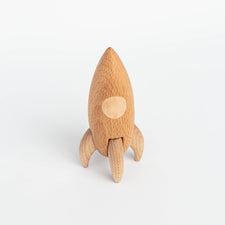 Tateplota Wooden Toys Handmade Wooden Toy Rocket