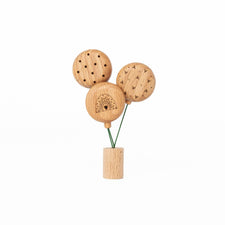 Tiny Fox Hole Celebration Rings Birthday / Celebration Ring Balloon Decoration (Natural)