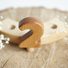 Tiny Fox Hole Celebration Rings Birthday/Celebration Ring Decoration - Number 2