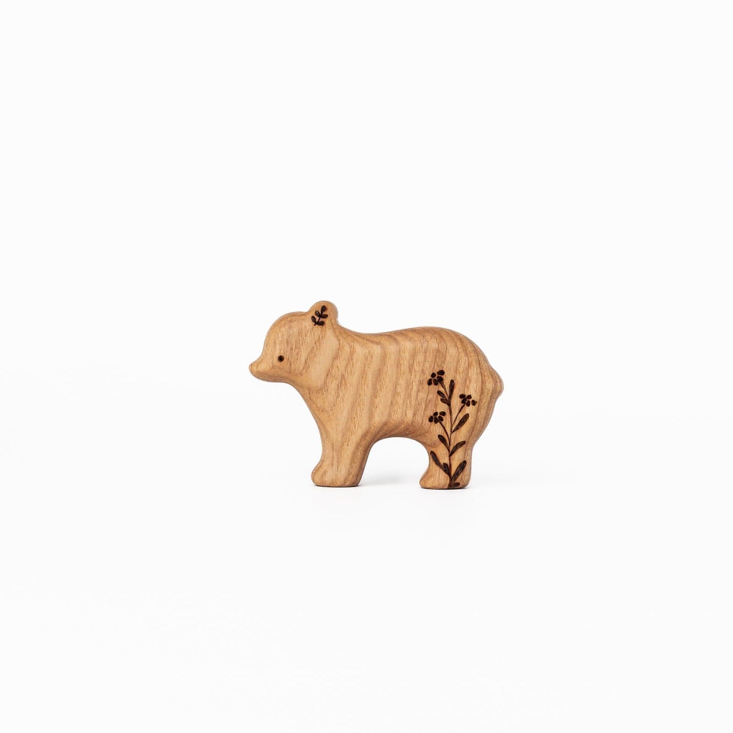 Tiny Fox Hole Wooden Animals Handmade Wooden Bear Toy (set of 4)