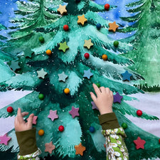 Wondercloths Sale Wondercloths "The Christmas Pine" Holiday Vegan Play Cloth Holiday Play Cloth The Christmas Pine | Online Toys | The Playful Peacock