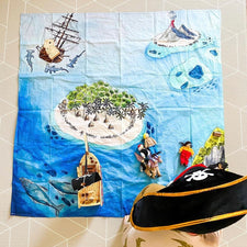 Wondercloths Play Cloths Wonderie "Treasure Island" Vegan Play Cloth Wondercloths "Treasure Island" Vegan Play Cloth | Toy Shop | The Playful Peacock