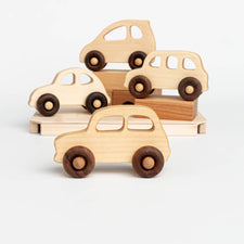Wooden Story Things That GO Handmade Wooden Toy Car (Little French Car)
