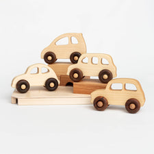 Wooden Story Things That GO Handmade Wooden Toy Car (Little French Car)