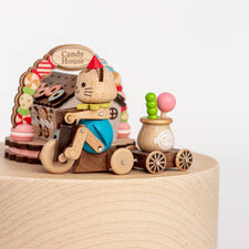 Wooderful Life Music Boxes Wooden Candy House Music Box