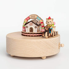 Wooderful Life Music Boxes Wooden Candy House Music Box