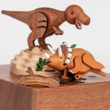 Wooderful Life Music Boxes Wooden Dinosaur Music Box