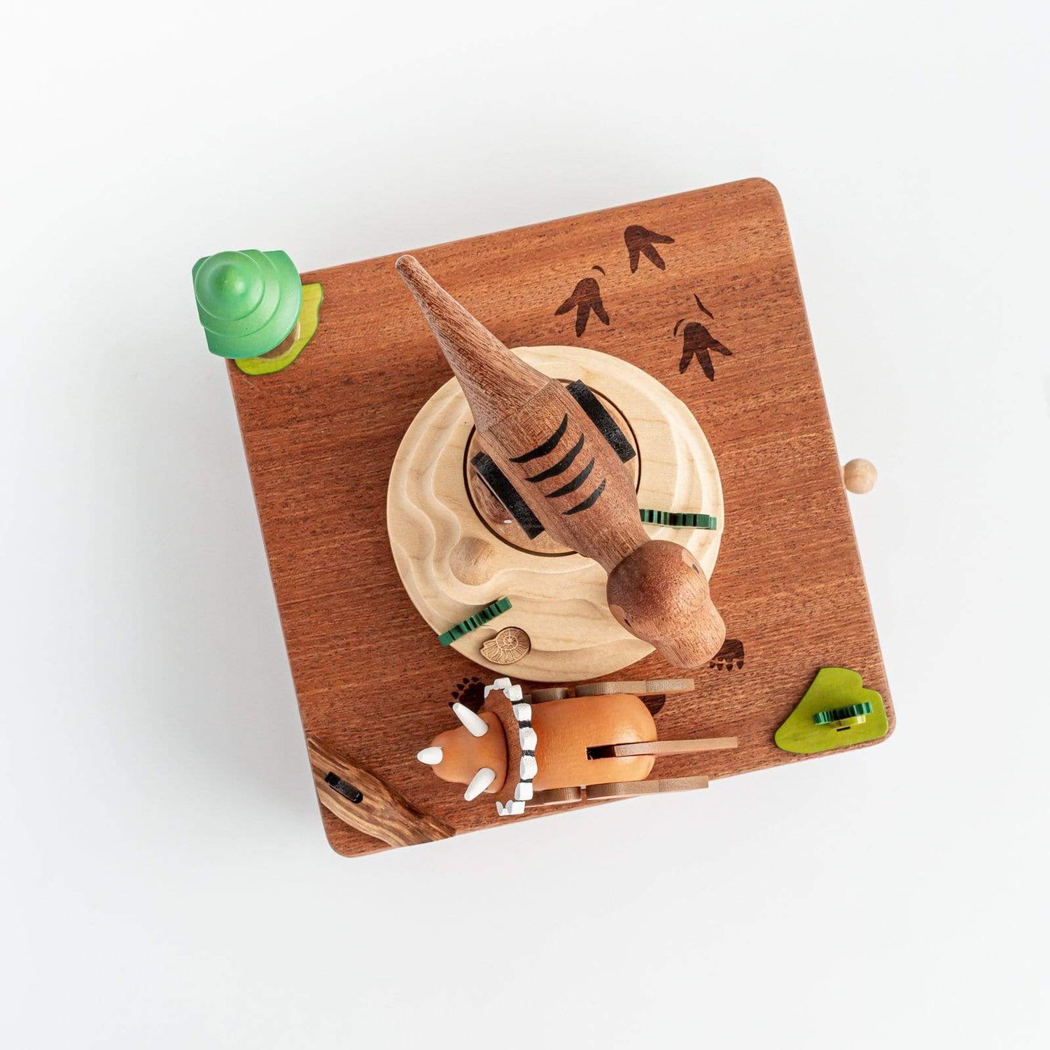 Wooderful Life Music Boxes Wooden Dinosaur Music Box