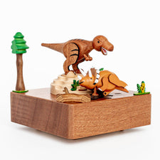 Wooderful Life Music Boxes Wooden Dinosaur Music Box