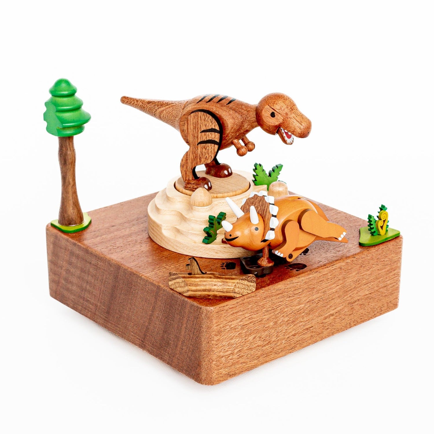 Wooderful Life Music Boxes Wooden Dinosaur Music Box