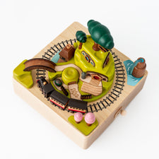 Wooderful Life Music Boxes Wooden Spring Train Music Box Wooden Spring Train Music Box | Wooden Train Music Box