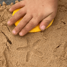 Yellow Door Sensory Play Lets Investigate! Seashore Sensory Stones